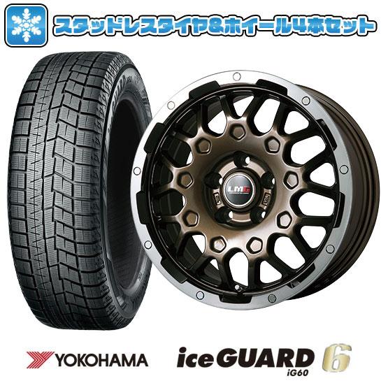 215/60R16 スタッドレスタイヤ ホイール4本セット YOKOHAMA アイスガード シックス...