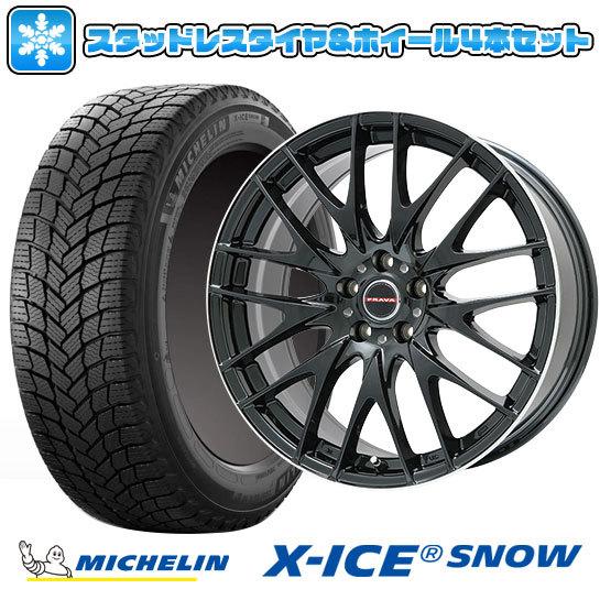 215/45R17 スタッドレスタイヤ ホイール4本セット MICHELIN エックスアイス スノー...