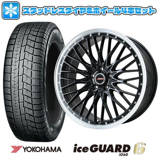 215/55R17 スタッドレスタイヤ ホイール4本セット YOKOHAMA アイスガード シックス...