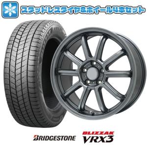 225/45R18 スタッドレスタイヤ ホイール4本セット BRIDGESTONE ブリザック VRX3 (5/100車用) BRANDLE V15 18インチ｜ark-tire