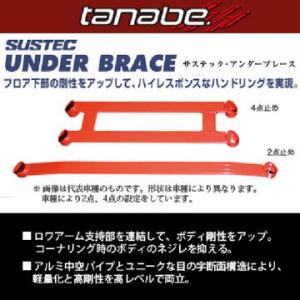 TANABE タナベ SUSTEC UNDER BRACE サステック アンダーブレース N-BOXカスタム JF3 2017/9-2020/12 UBH39 送料無料(一部地域除く)｜ark-tire