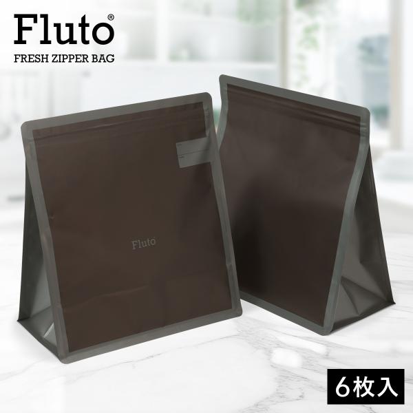 Fluto 食品保存袋 ダブルジッパー付き (お米 5kg 食パン 2斤用) 米袋 米びつ お米保存...