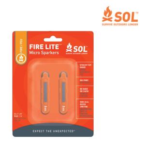 SOL エスオーエル 防風ストライカー ファイヤーライト　マイクロスパーク(2ケ入り)  firelite micro sparkers  13726-6｜arkham