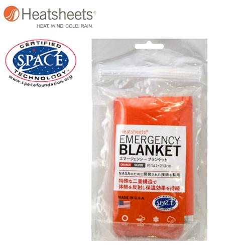 Heatsheets Emergency Blanket エマージェンシーブランケット　オレンジ/シ...