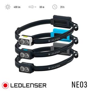 LEDLENSER(レッドレンザー) 最大 400 lm ルーメン  ヘッドランプ ヘッドライト  NEO3 ブラック・グレー/ブラック・ブルー/ホワイト・ライム｜arkham