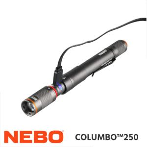 NEBO ネボ 14760 フラッシュライト トーチライト クリップ付きペン型ライト COLUMBO 250 RC/FLEX コロンボ250｜arkham