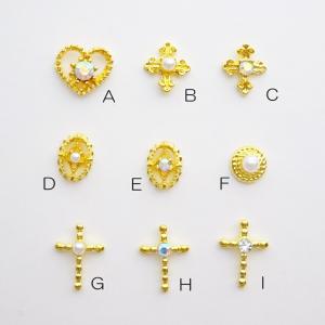 【バラ売り】 ゴシックゴールドパーツ 1個 ネ...の詳細画像1