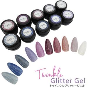 トゥインクルグリッタージェル キラキラ ラメ 単品 コネクトジェル Connect Gel Twinkle Glitter Gel