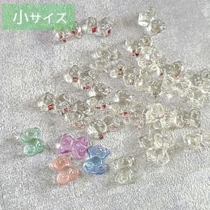【バラ売り】クリア ベア ビーズ パーツ カボ...の詳細画像4
