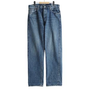 WTAPS ダブルタップス 21AW 日本製 BLUES BAGGY 01 / TROUSERS / COTTON. DENIM バギーデニムパンツ 212WVDT-PTM05 01(S) OLIVE DRAB テーパード ジップフライ ジーンズ ボトムス【中古】【WTAPS】 W)taps - WTAPS ダブルタップス 21AW 日本製 BLUES BAGGY 01