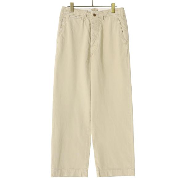 orSlow / オアスロウ ： VINTAGE FIT ARMY TROUSERS STONE W...