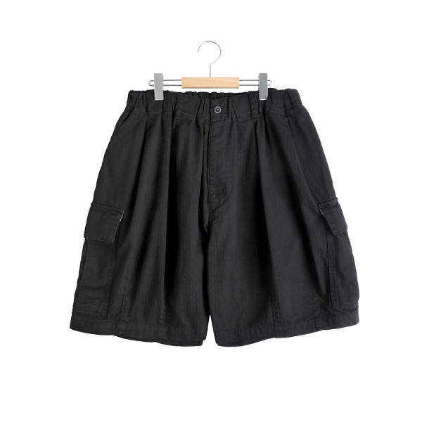 is-ness / イズネス ： Herringbone 6-Pocket Shorts / 全2色...