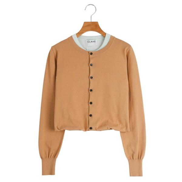 CLANE / クラネ ： [レディース]W LAYERED KNIT CARDIGAN ： 101...