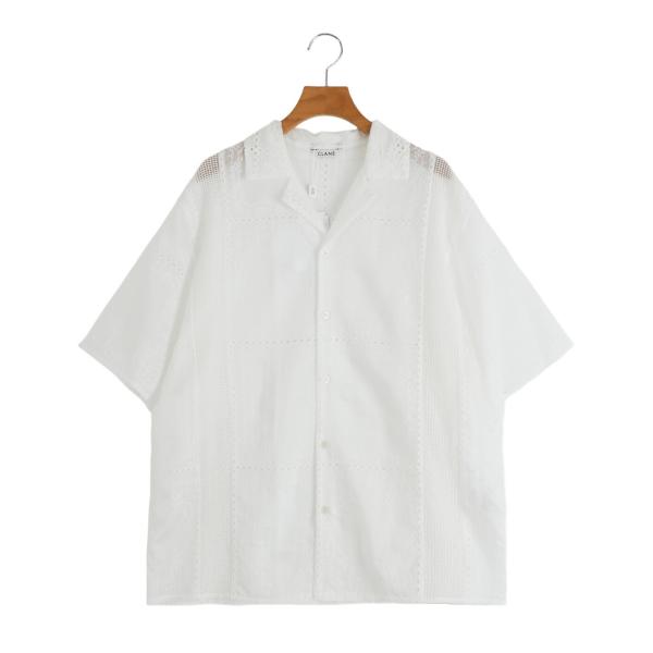 CLANE / クラネ ： [レディース]EMBROIDERY LACE BOX SHIRTS ： ...