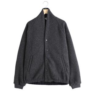 Scye（サイ） ベーシックス ： Wool Melton Varsity Jacket ： 5725