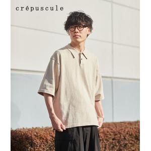 crepuscule / クレプスキュール ： 【ONLY ARK】別注 Knit Polo S/S / 全2色 ： 2301-026-ARK｜arknets