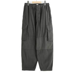 GOLD / ゴールド ： COTTON SILK CHAMBRAY 1TUCK EASY PANTS 25B