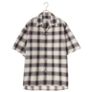 URU / ウル ： COTTON MODAL - OPEN COLLAR S/S SHIRTS ： 24SCM02