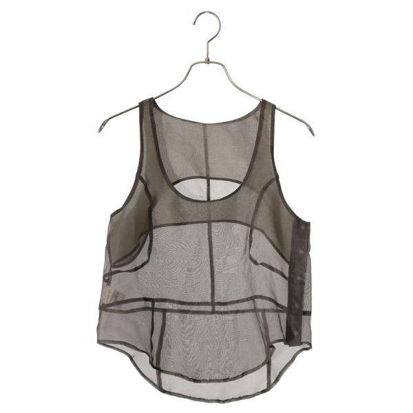 JUN MIKAMI / ジュンミカミ ： シルクオーガンジートップス ： 24SS-12-S