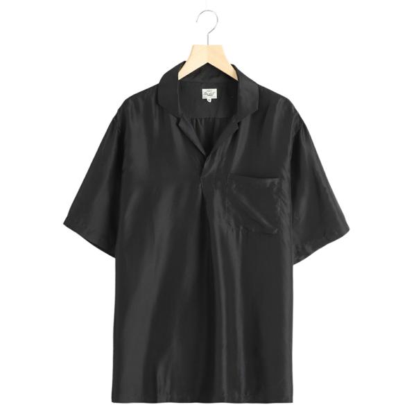 GOLD / ゴールド ： SILK FILAMENT SKIPPER SHIRT ： 25A-GL...