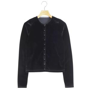 JUN MIKAMI 【P5倍 / SALE】OPEN COLLAR WOOL BLEND SHIRT -Black
