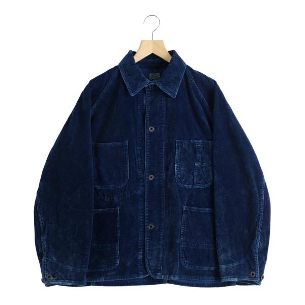 【P10倍】GOLD / ゴールド ： 9W INDIGO CORDUROY WORK COAT ：...