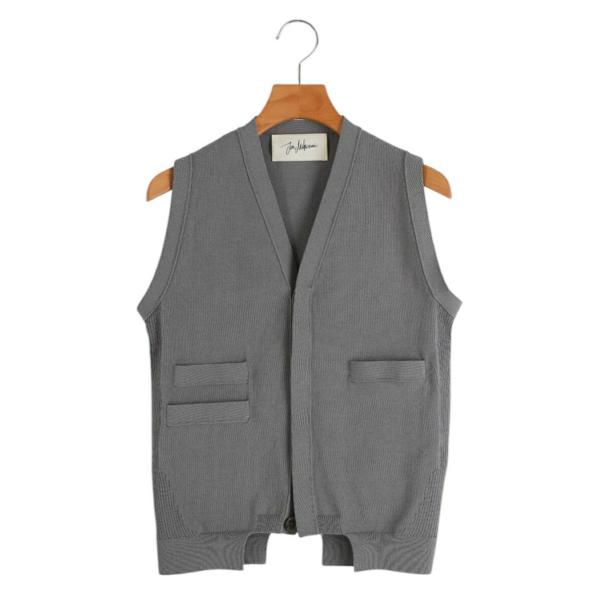 JUN MIKAMI / ジュンミカミ ： ハイツイストヤーンベスト ： 25SS-20-N