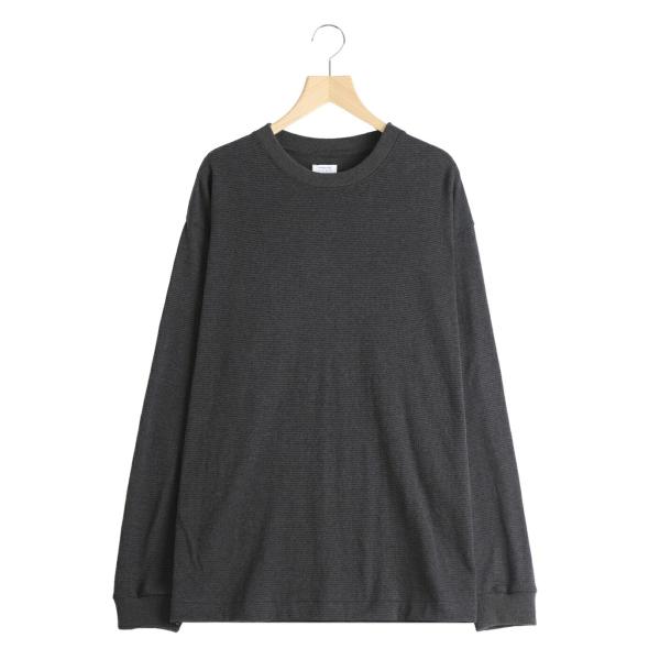 crepuscule / クレプスキュール ： Border L/S Cutsew / 全2色 ： ...