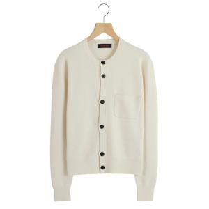 CABaN（キャバン） ： コットンカシミヤ フラップポケットニット