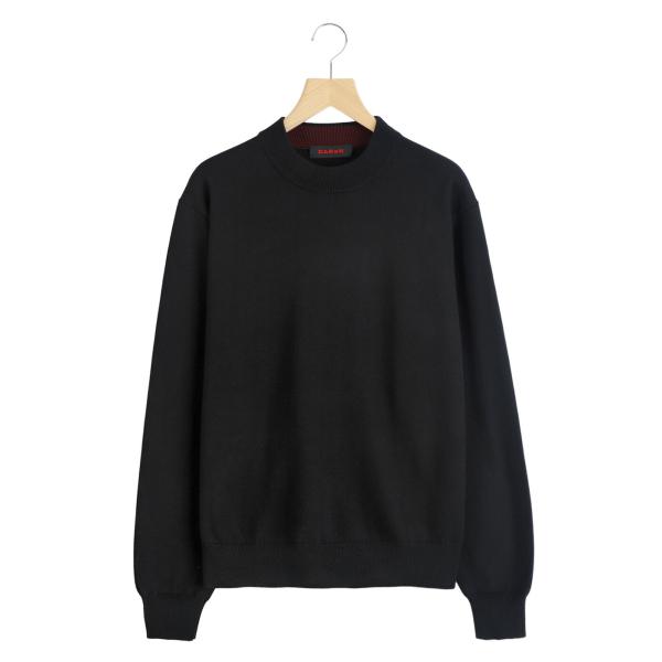 CABaN / キャバン ： コットンカシミヤ プレーンモックネックプルオーバー / 全4色 ： 5...