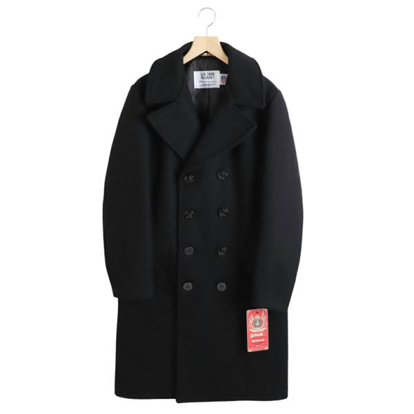 【P10倍】Schott / ショット ： 714US LONG PEA COAT ： 782-39...