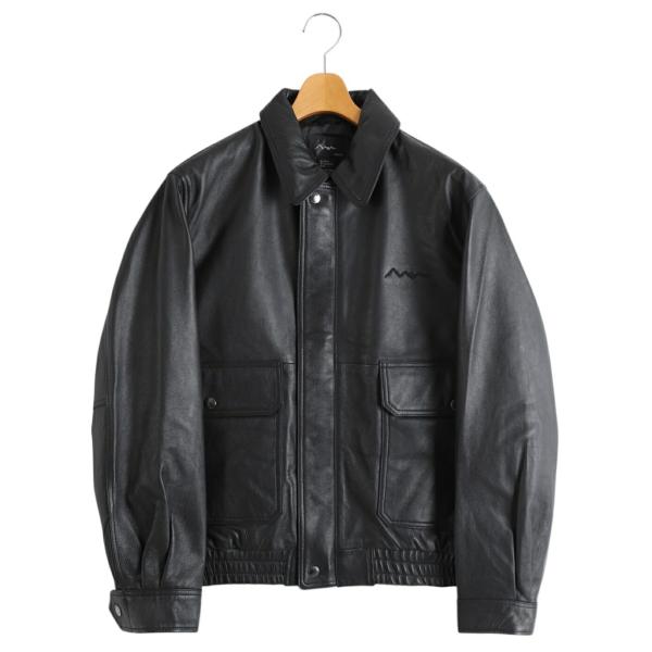 MANASTASH / マナスタッシュ ： LEATHER MOTOR BLOUSON ： 792-...