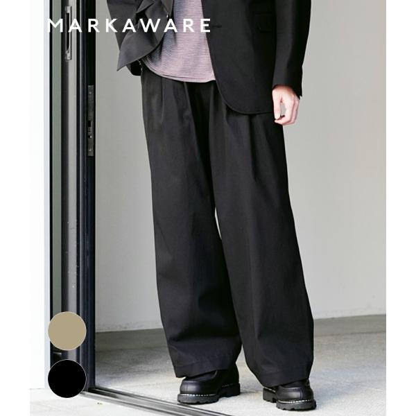 MARKAWARE / マーカウェア： TRIPLE PLEATED EASY TROUSERS /...