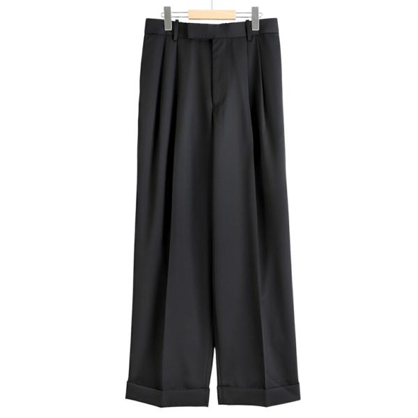 MARKAWARE / マーカウェア ： DOUBLE PLEATED WIDE TROUSERS ...