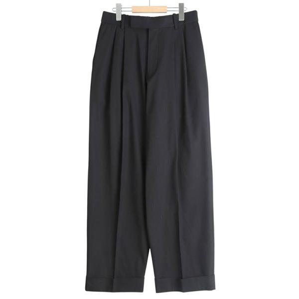 MARKAWARE / マーカウェア ： DOUBLE PLEATED SEMI EASY TROU...