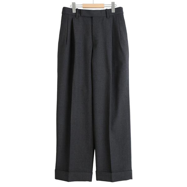 MARKAWARE / マーカウェア ： DOUBLE PLEATED SEMI EASY TROU...