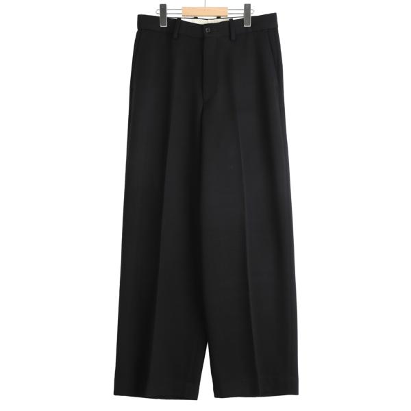 MARKAWARE / マーカウェア ： FLAT FRONT WIDE TROUSERS POLW...
