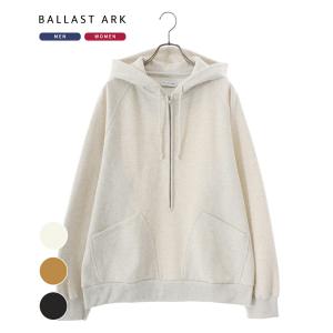 BALLAST ARK / バラストアーク ： HALF ZIP HOODIE / 全3色 ： BA08-T003｜arknets