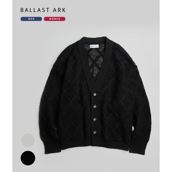 【20%OFF】BALLAST ARK / バラストアーク ： DAIYA MESH CARDIGA...