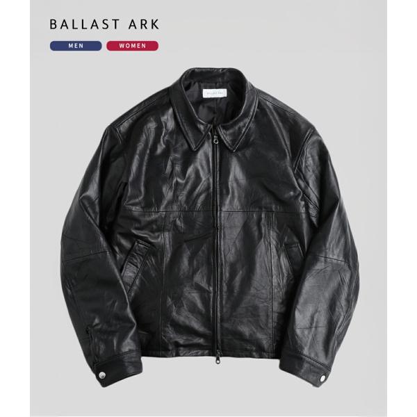 BALLAST ARK / バラストアーク ： Upcycled Cow Leather Jacke...