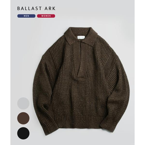 BALLAST ARK / バラストアーク ： Sequined Glow Skipper Knit...