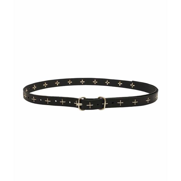 m.a+ / エムエークロス ： “+“ studded double oval buckle me...