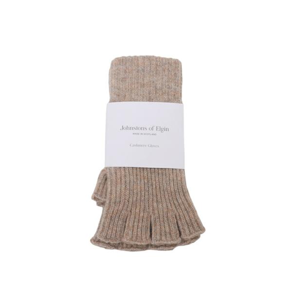 Johnstons / ジョンストンズ ： Unisex Knitted Fingerless Gl...