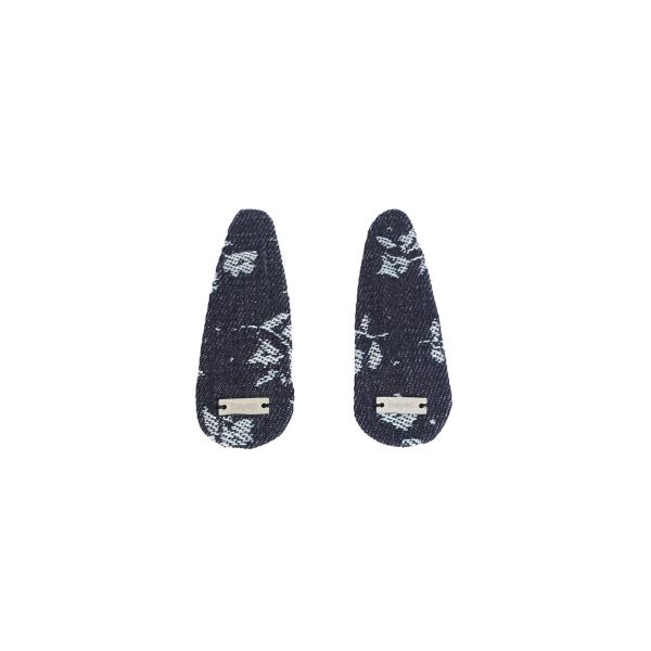 heyep / ヘイップ ： [レディース]Floral Denim Hair Clips(2-pi...
