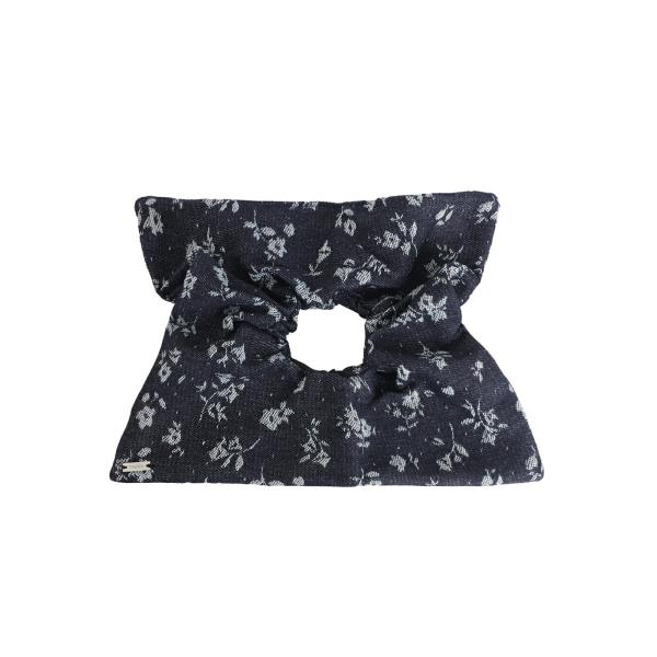 heyep / ヘイップ ： [レディース]Floral Denim Square Scrunchi...