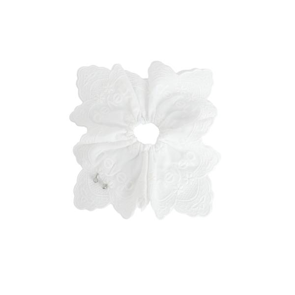 heyep / ヘイップ ： [レディース]Pierced Lace Scrunchie / 全2色...