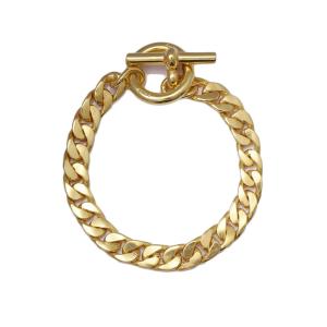 LAVER / ラバー ： 11MM CURB CHAIN T BAR LAVER-NO-18