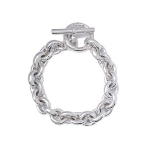 LAVER ラバー 11mm チェーンブレスレット LAVER / ラバー ： 11MM CURB CHAIN T BAR LAVER-NO-18