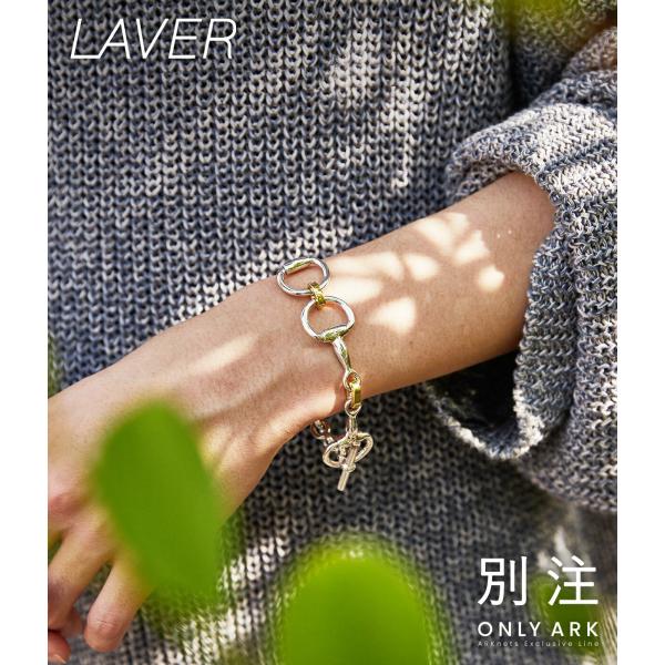 LAVER / ラバー ： 別注 FOUR BIT CHAIN BRACELET / 全2色 ： L...