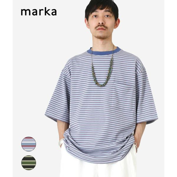 marka / マーカ ： BORDER TEE S/S - 30/2 organic cotton...